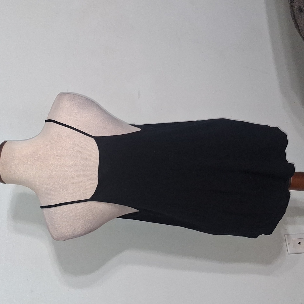 Black/Spaghetti Strap Top- W Sz Large - Picture 3 of 5